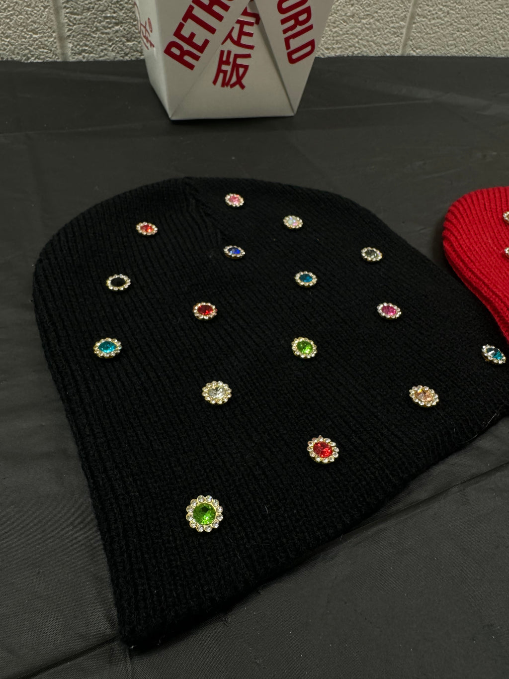 RHINESTONE BEANIE