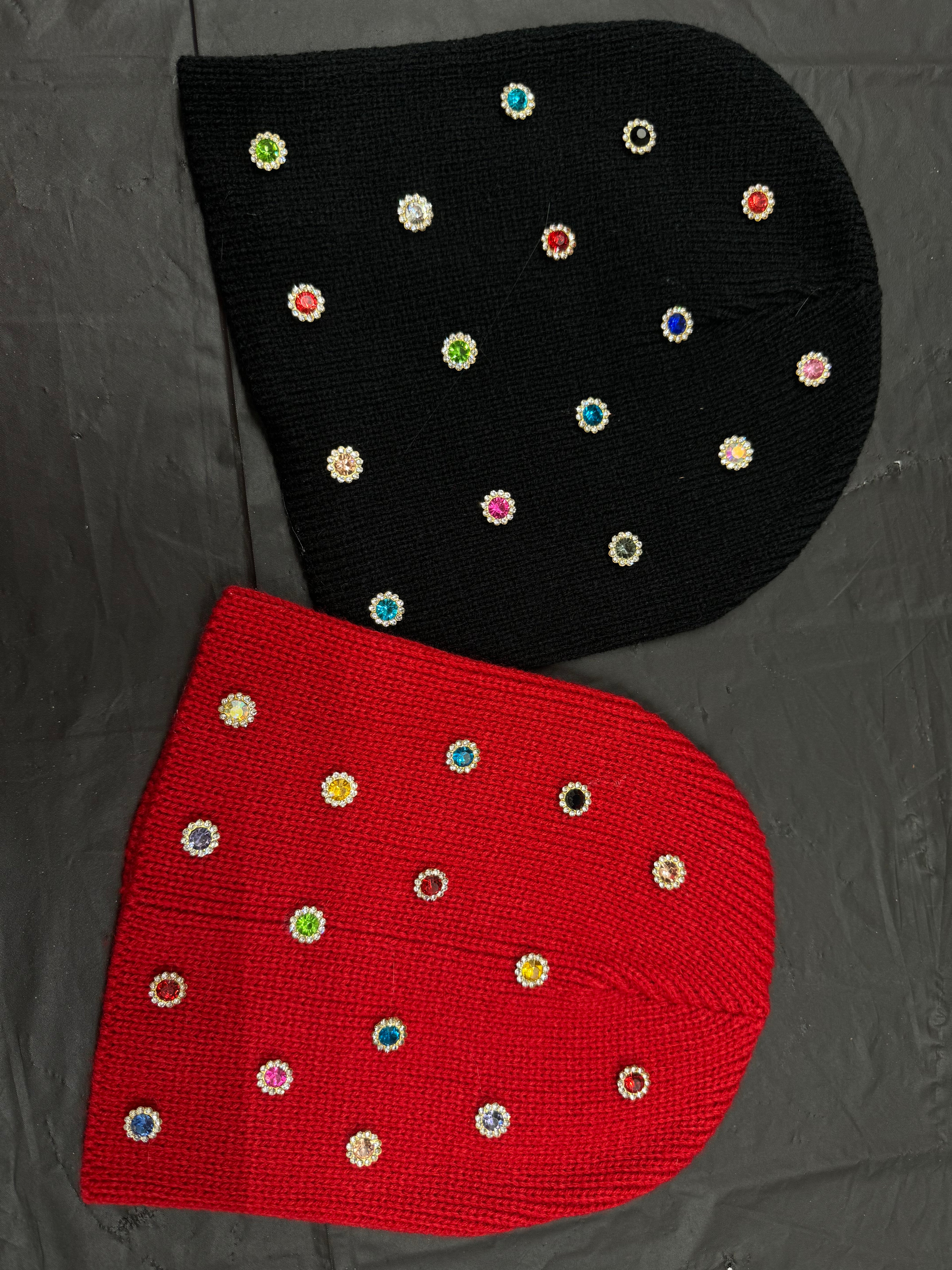 RHINESTONE BEANIE