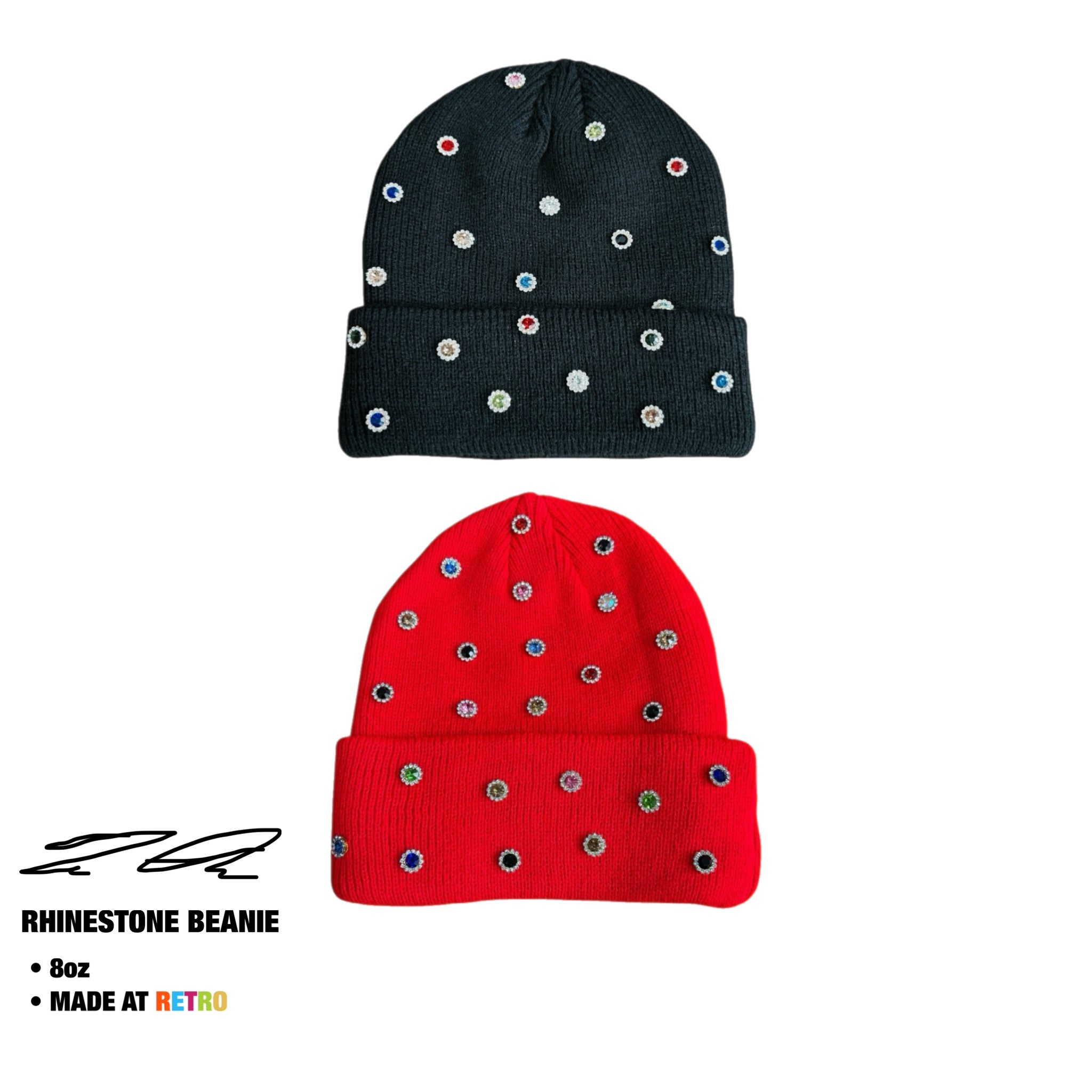 RHINESTONE BEANIE