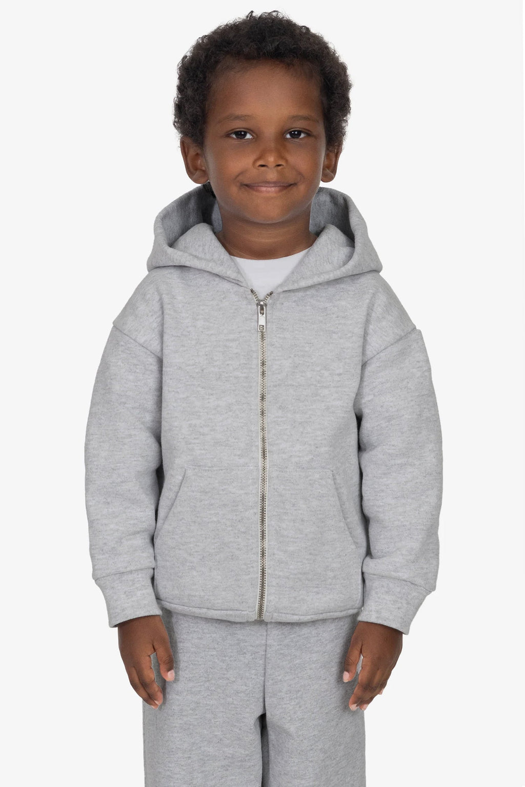 JŪ KIDS HEAVY FLEECE ZIP-UP HOODIE