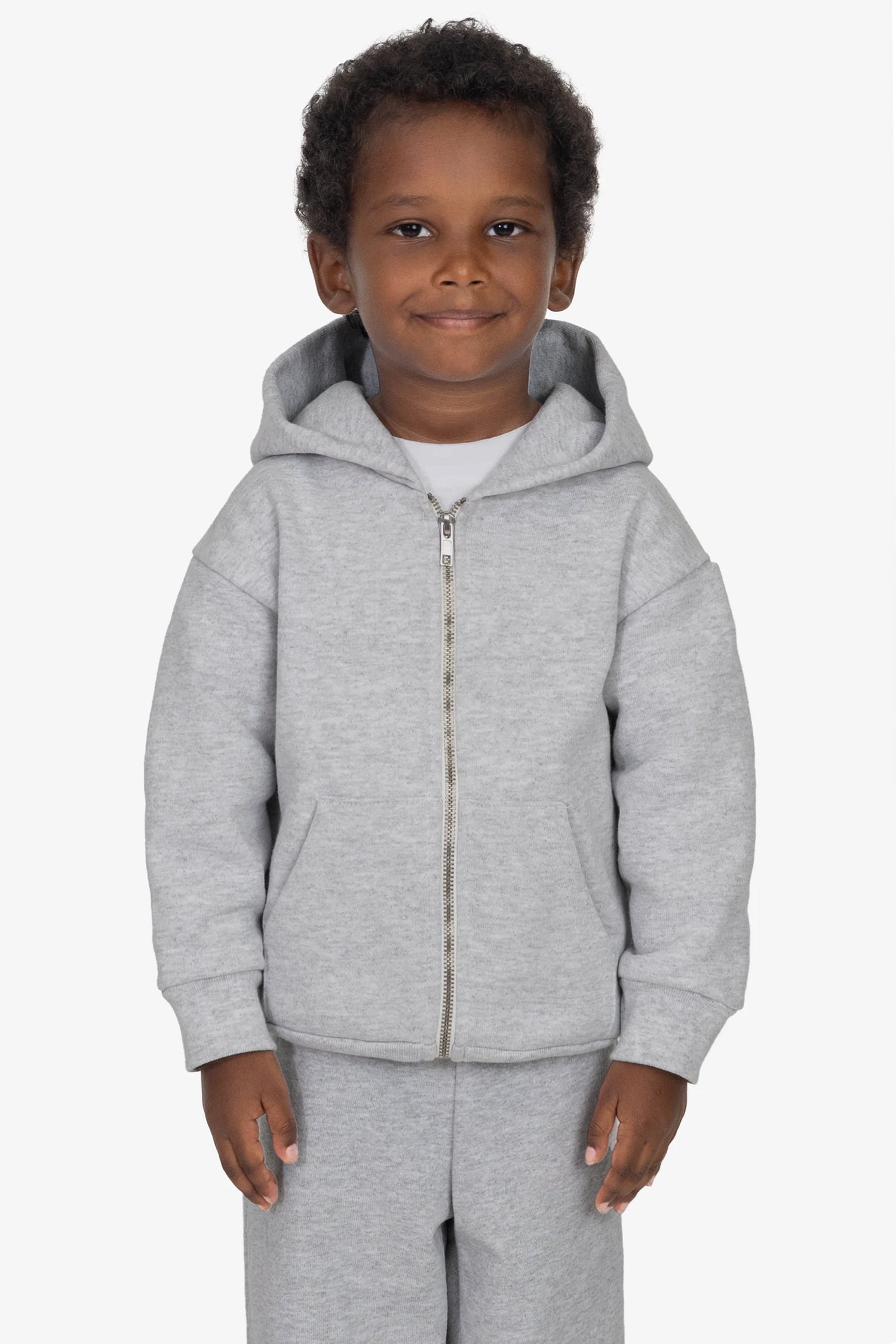 JŪ KIDS HEAVY FLEECE ZIP-UP HOODIE