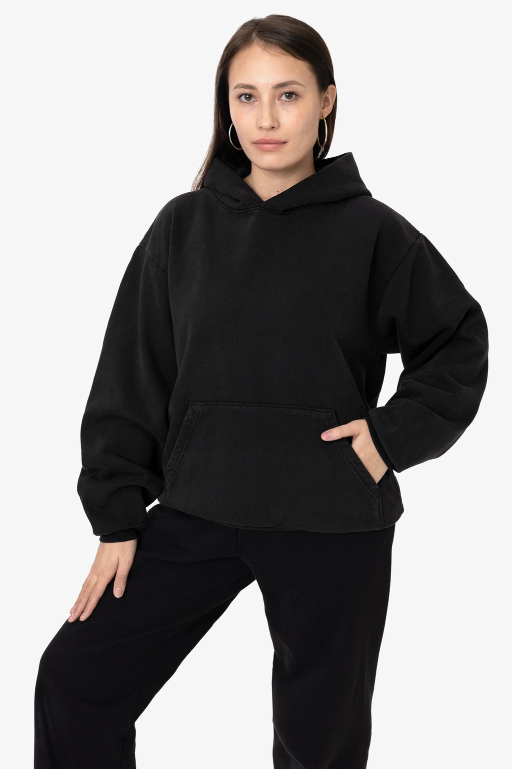 JŪ HEAVY FLEECE PULLOVER HOODIE