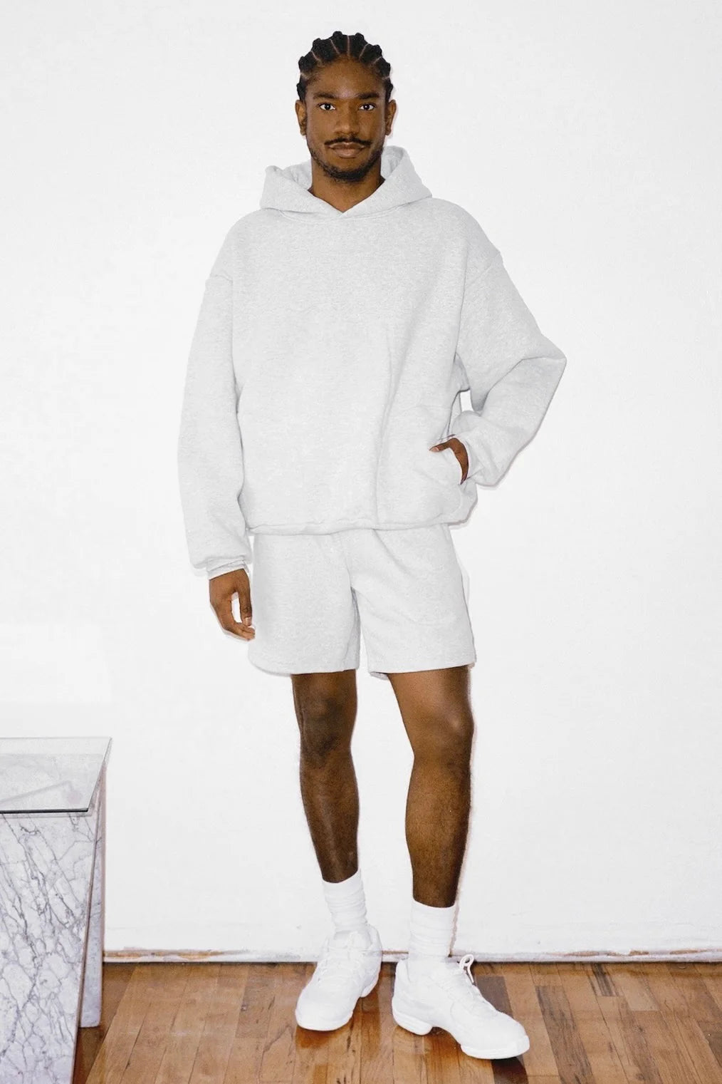 JŪ HEAVY FLEECE PULLOVER HOODIE